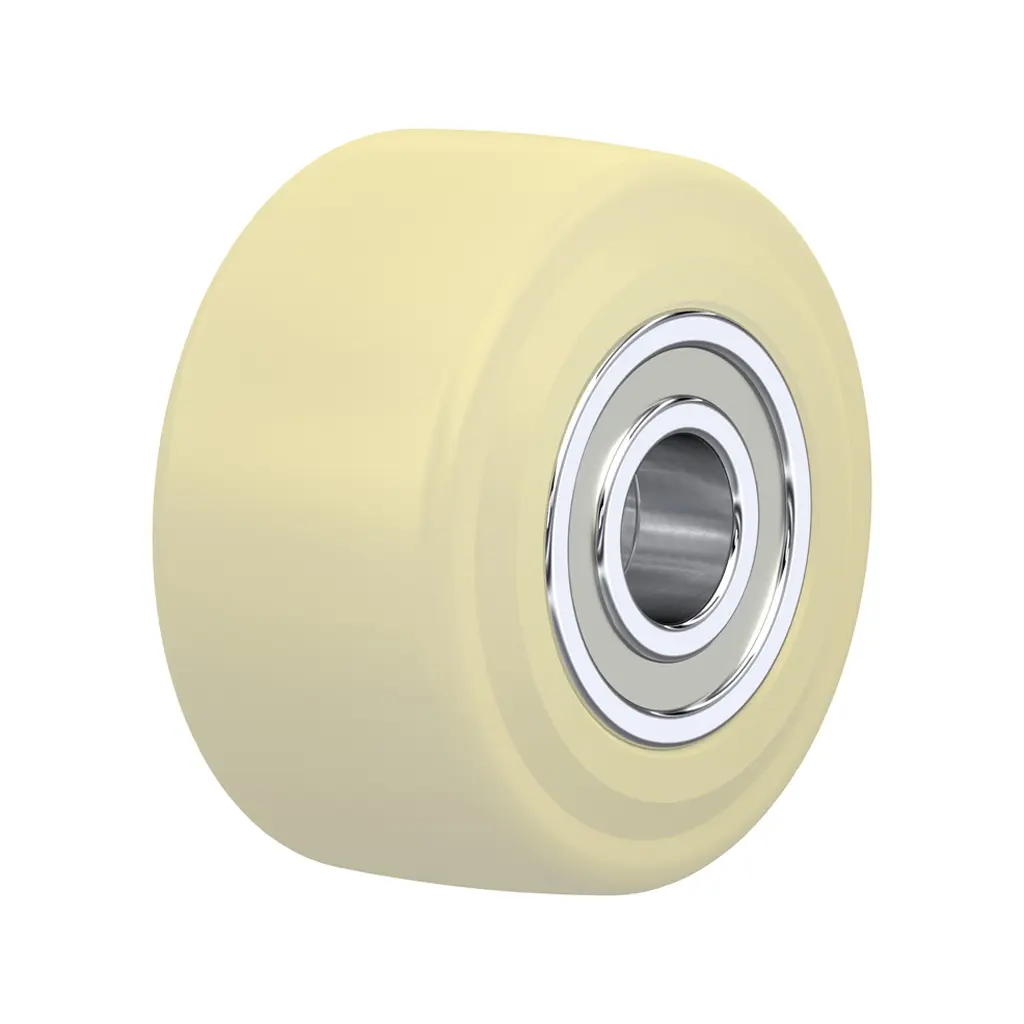 GSPO 80/20K 80mm natural beige cast nylon wheel | Parnells Website